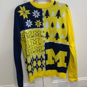 University of Michigan Homiday Sweater